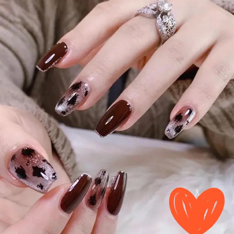 夏日美甲ins显白黄色法式美甲,又好看又超显白的美甲颜色