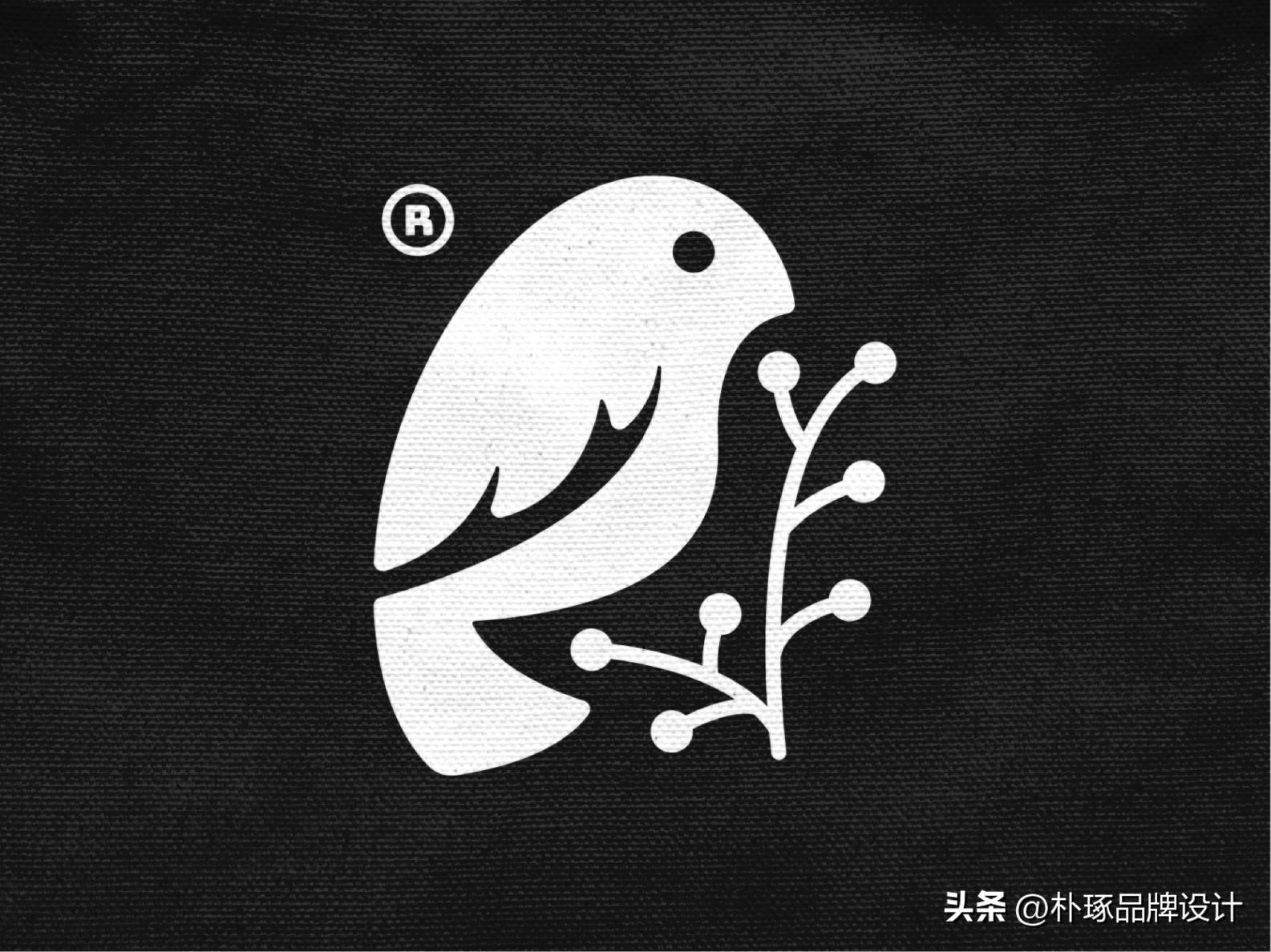 金鼠logo设计创意,麻雀图案logo设计理念