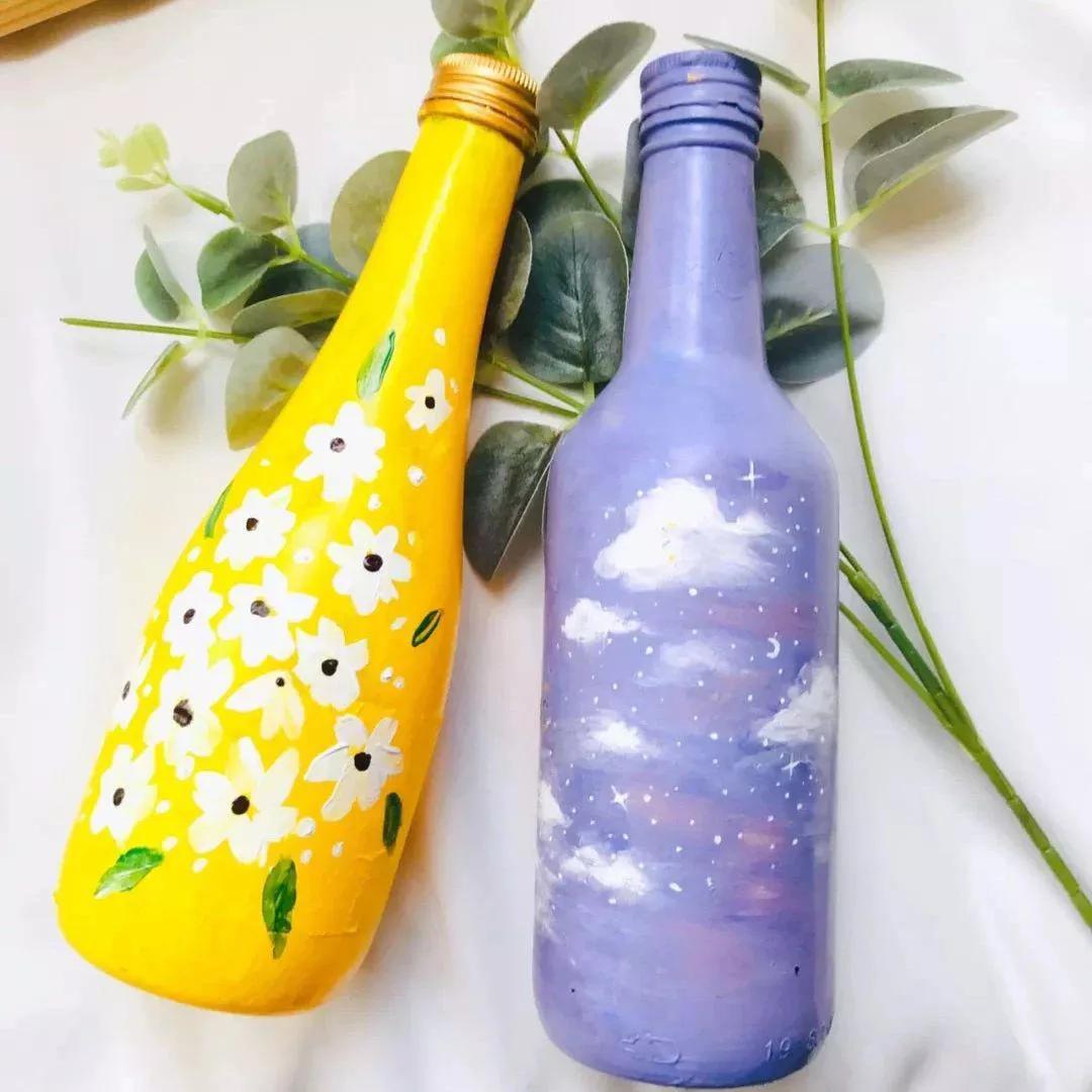 怎么把瓶子变废为宝做艺术品,废瓶子变废为宝图画