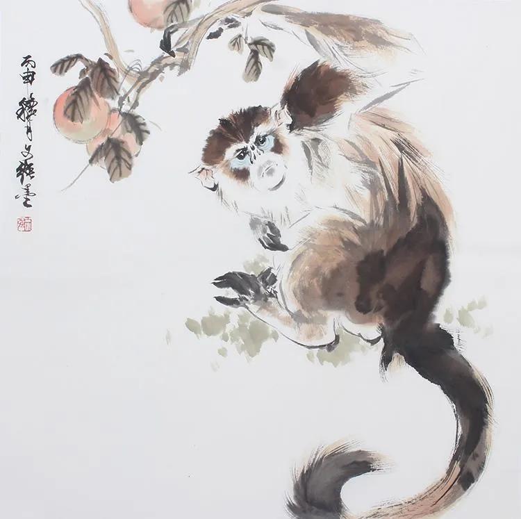 刘继卣猴,刘继卣画猴作品高清大图