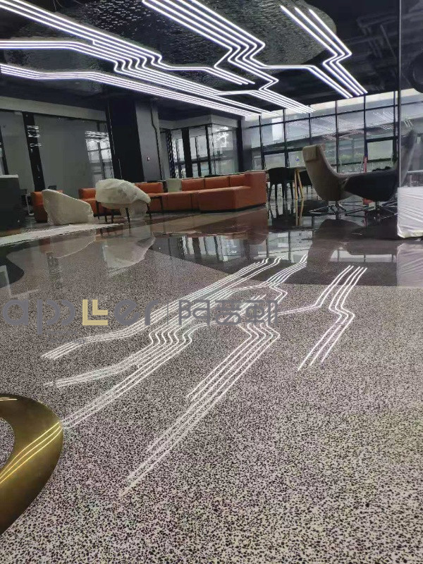 目前流行的水磨石款式,阿普勒纳米白色水泥