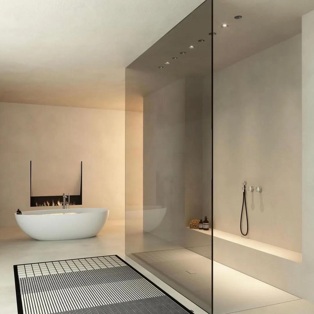 卫生间不做玻璃隔断怎么干湿分离,浴室干湿分离用玻璃隔断还是浴帘