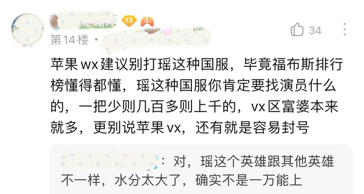 女玩家月入1.5W，想找代练打个国服瑶，结果竟发现自己工资不够