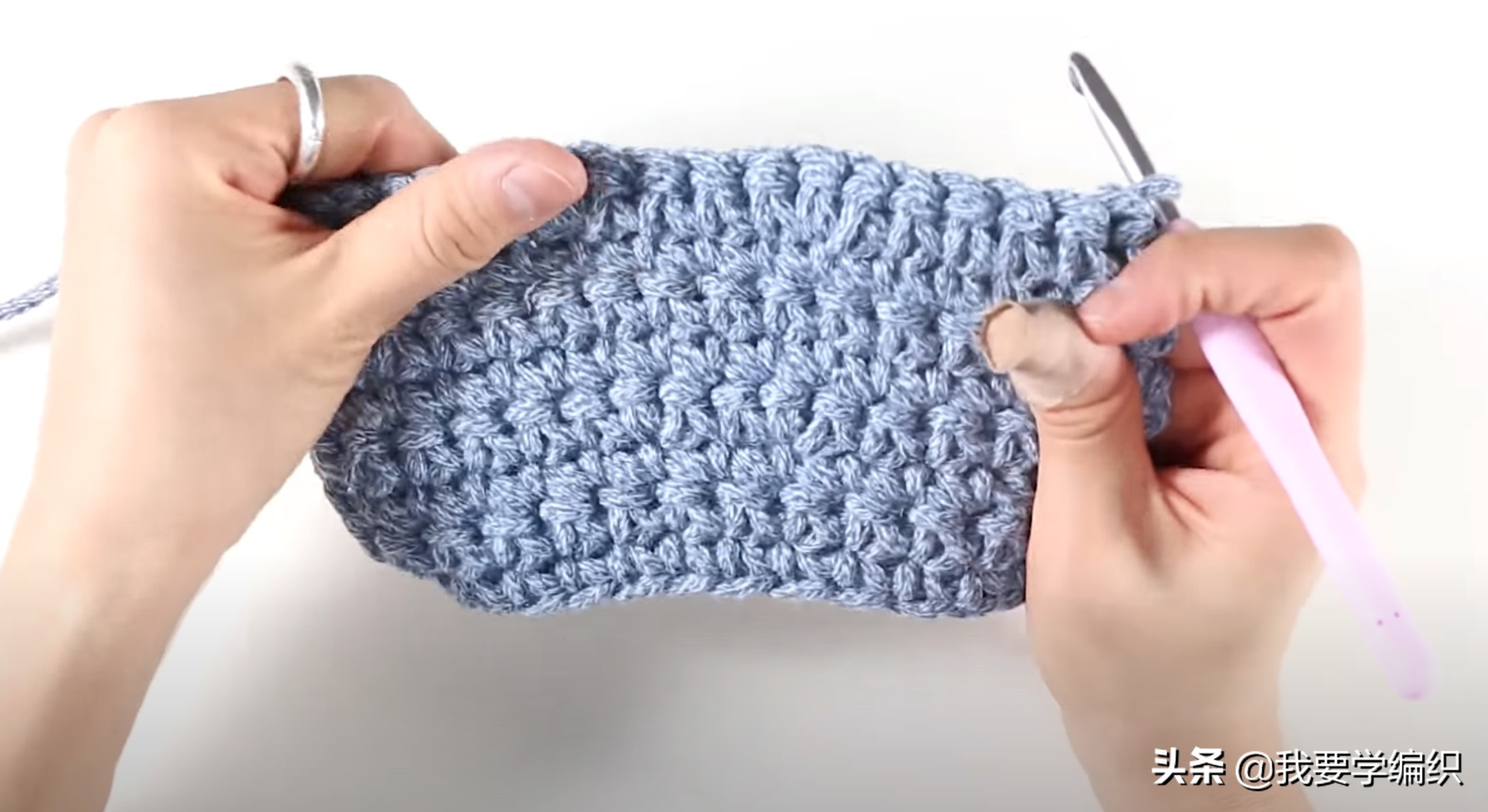 新手入门学钩小包,新手学钩包包视频教程