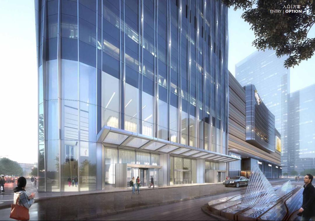 建筑玻璃外墙设计,高级玻璃外立面