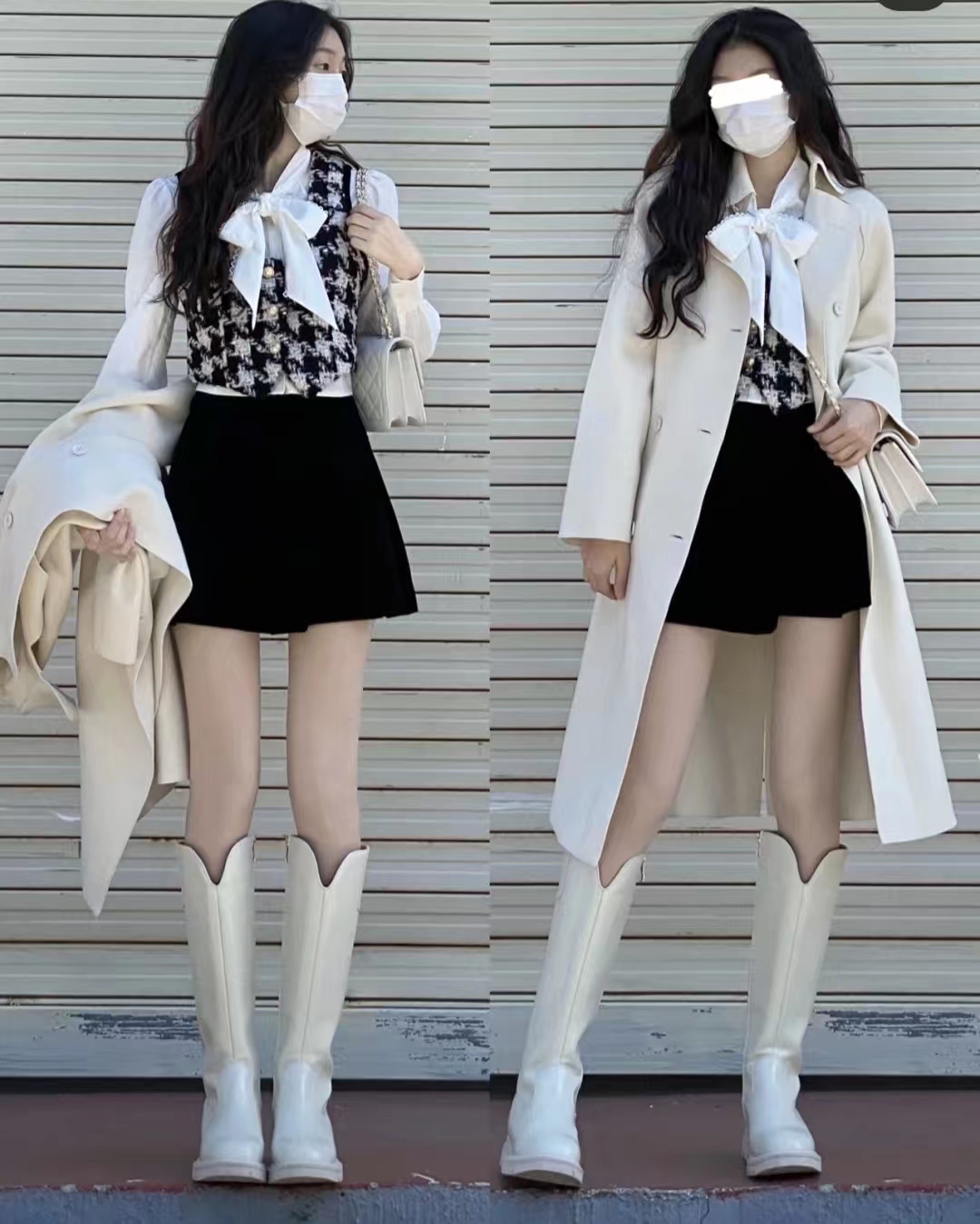 白色搭什么颜色最好看冬季女士,秋冬搭配什么颜色显白