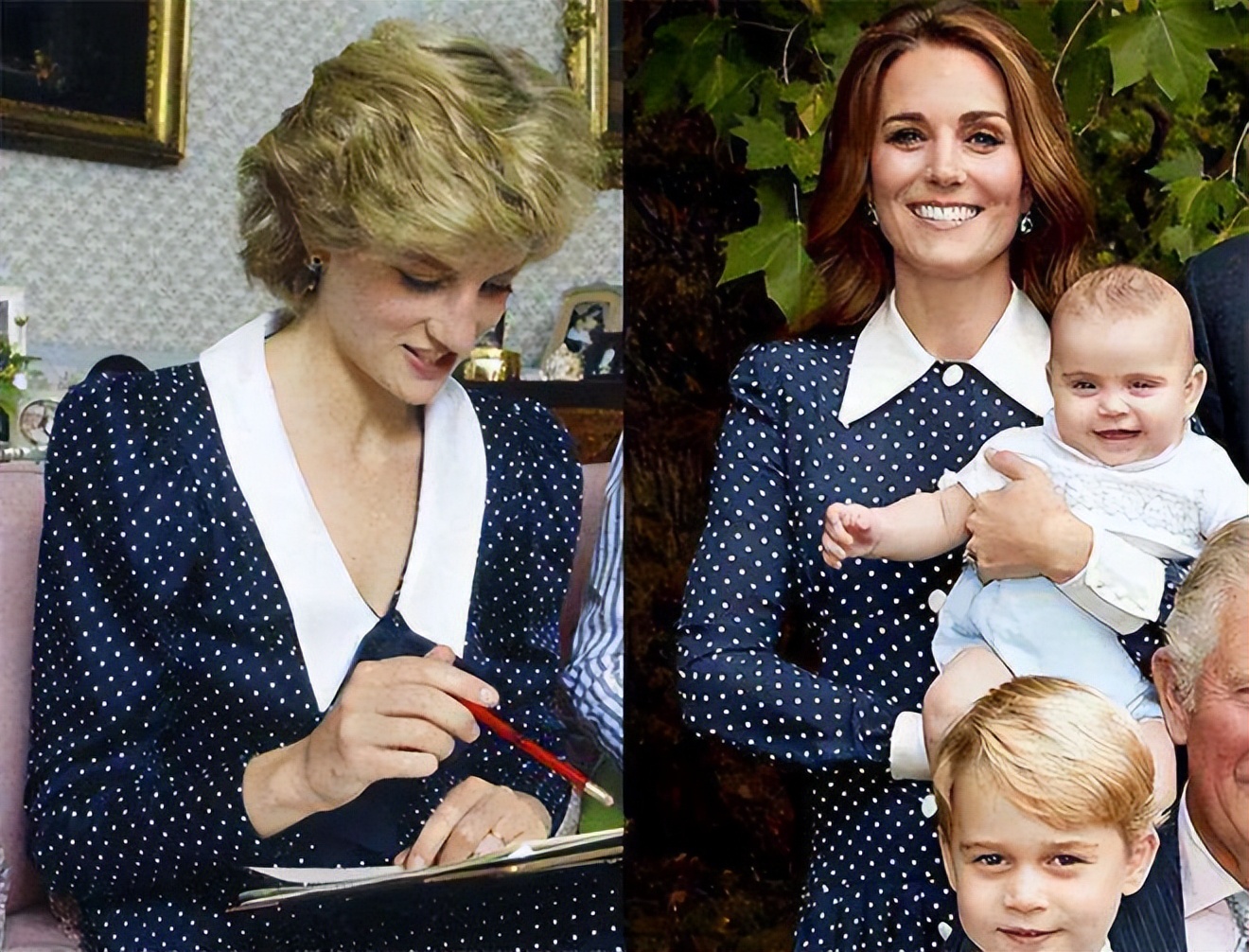 戴安娜穿紫色蕾丝裙,戴安娜经典穿搭礼服