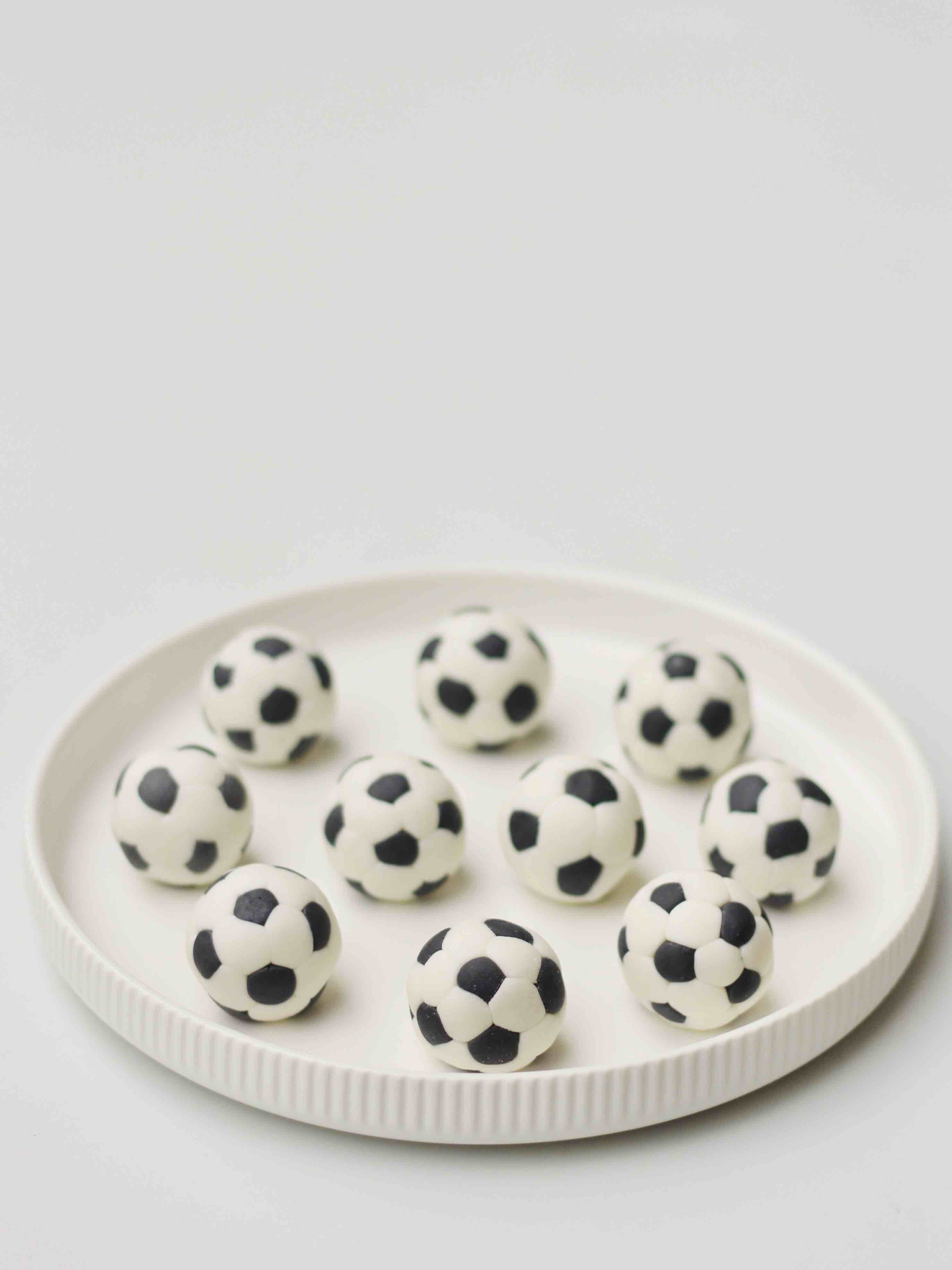 足球世界杯创意甜品,足球汤圆做法