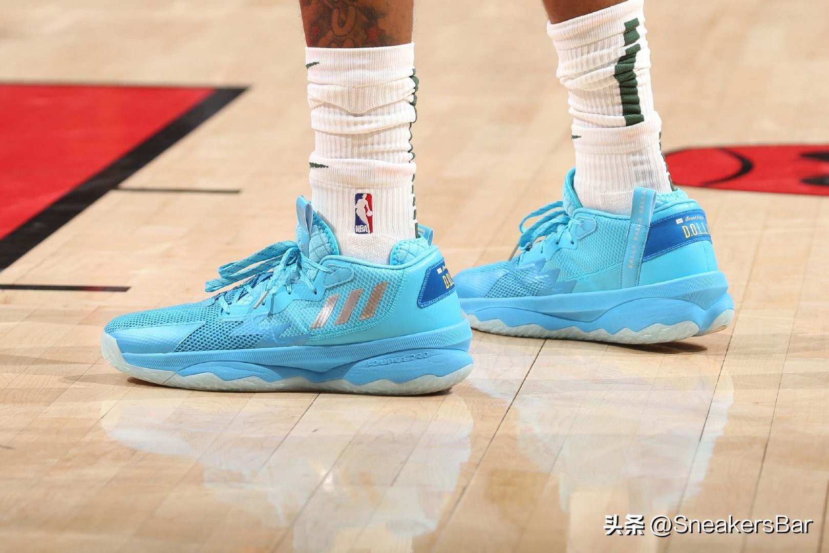 nba球星上脚的国产球鞋,nba球星球鞋每日上脚adidas