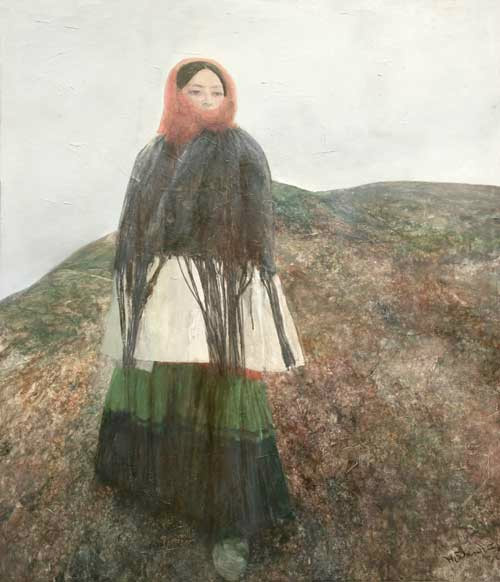 罗中立何多苓油画欣赏,何多苓人物油画教学视频