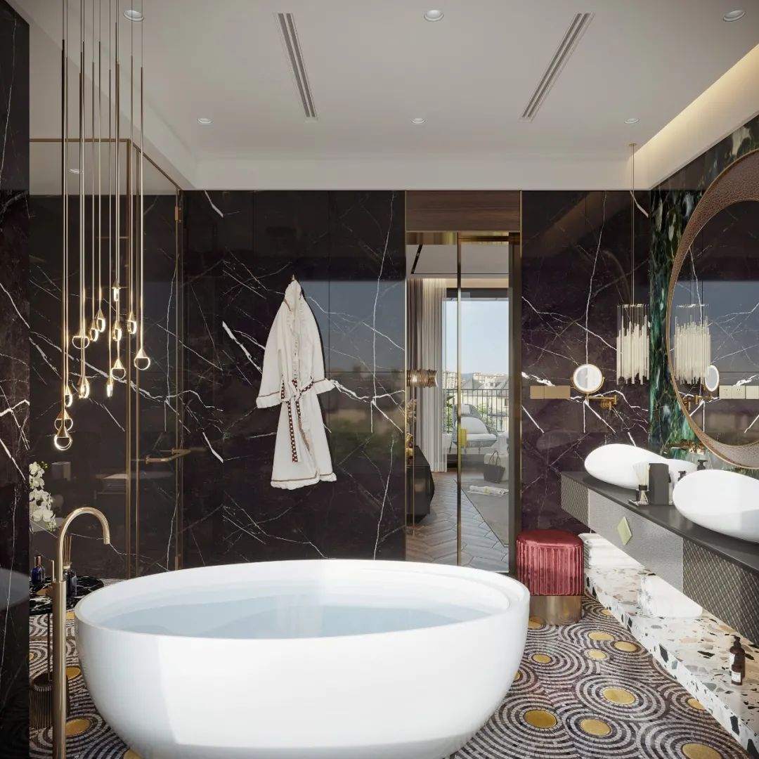 大理石打造的极致轻奢尽显高级 (顶级奢华欧式石材风格)