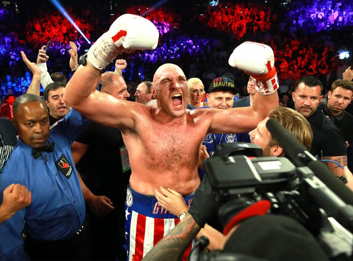 推广人赫恩维尔德富里,最新比赛泰森富里