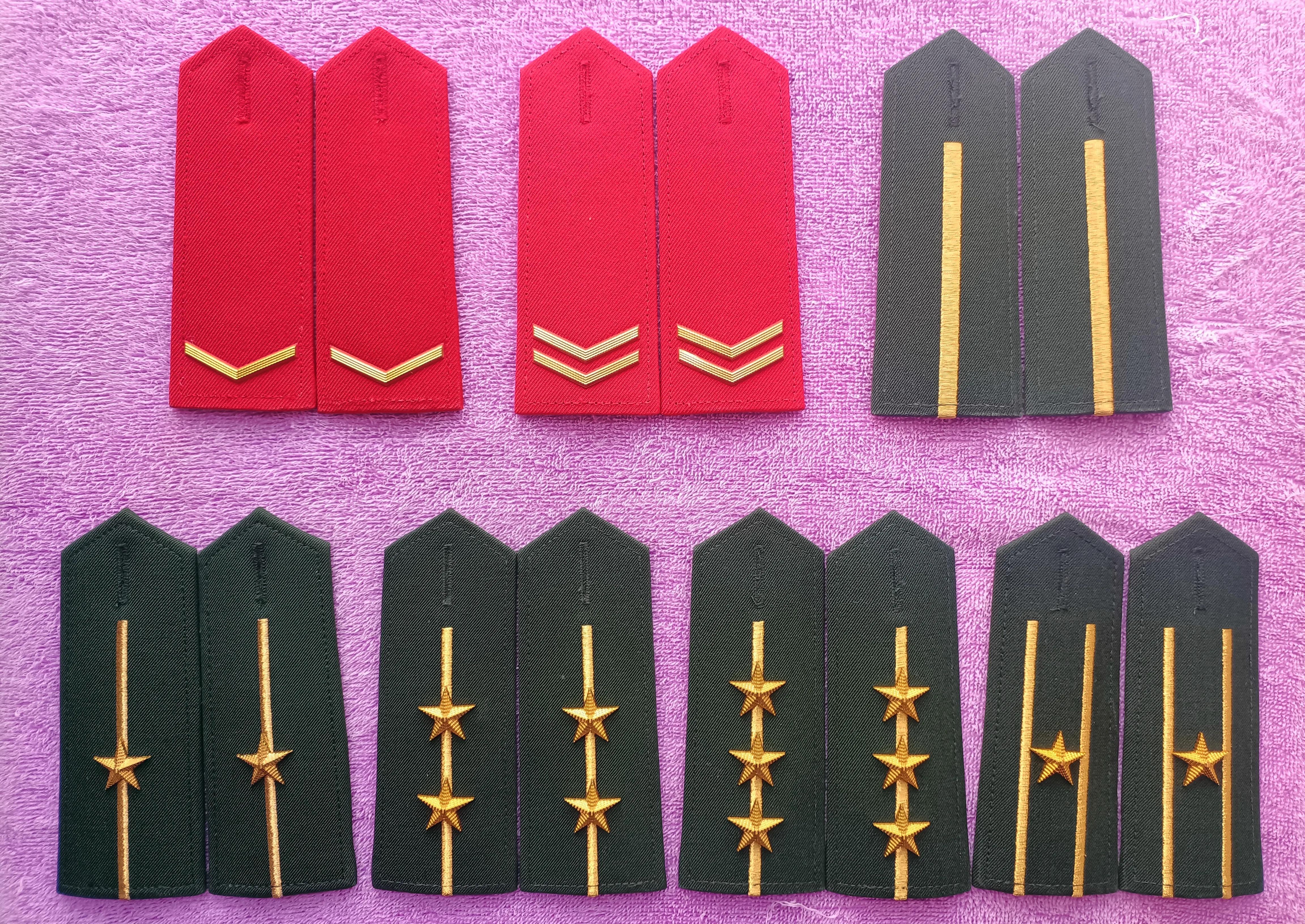 中国陆军狼牙特种部队肩章图片,07式常服肩章军衔饰品