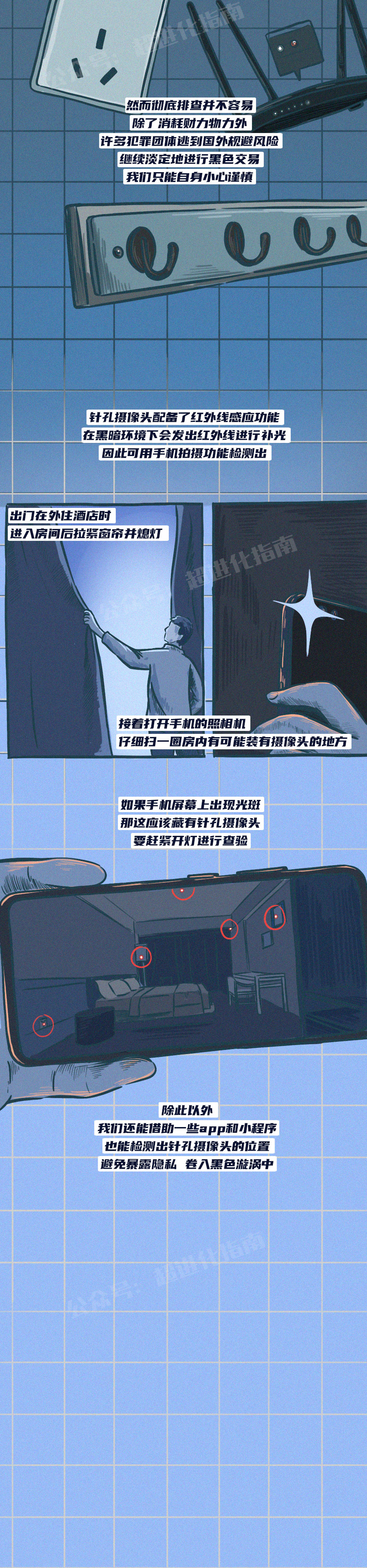 入住酒店注意事项检查摄像头,如何查找酒店隐秘摄像头