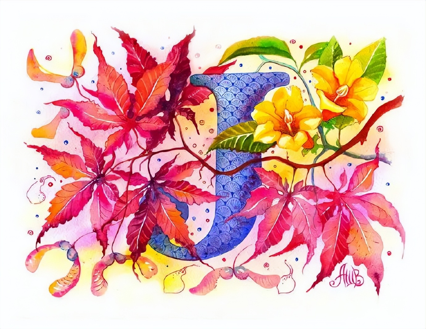 用色大胆的水彩作品,大神级水彩作品看完肯定不后悔