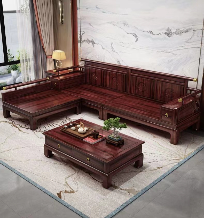 新中式红木家具大红酸枝,新中式红木家具小户型红酸枝