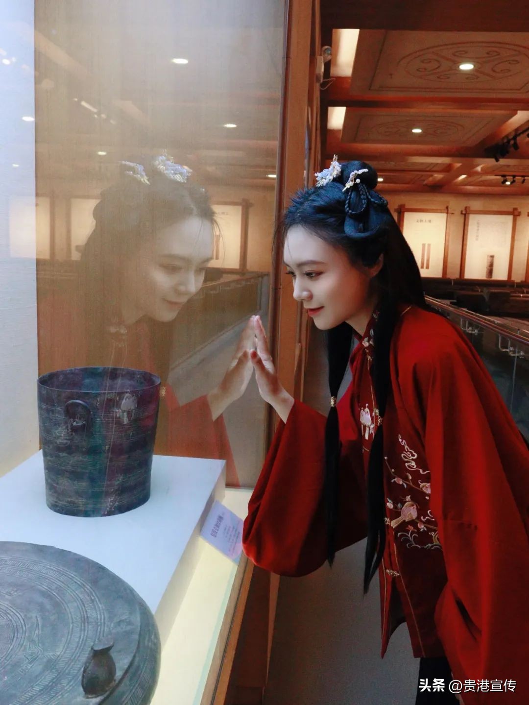 国潮贵港系列｜扮古妆，着汉服，换个方式逛贵港市博物馆~