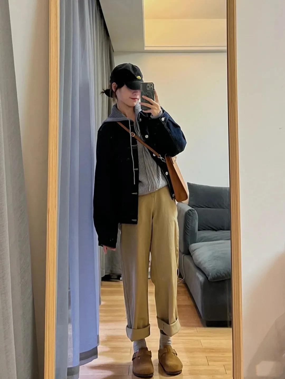 无印良品最好穿的牛仔裤,无印良品穿搭春夏