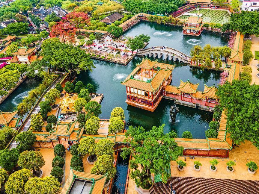 广州番禺1天*行游**程分享，打卡宝墨园+沙湾古镇