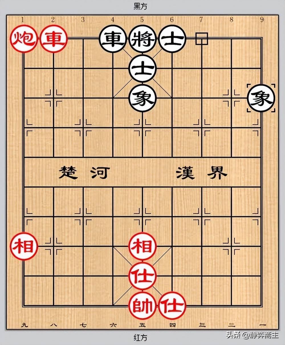 单车士守和车单兵定式,单车士象全守和炮车的定式