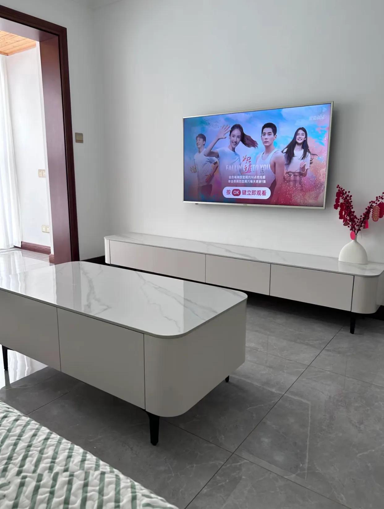 悬空成品电视柜最新款现代轻奢,电视柜改悬空电视柜多少钱