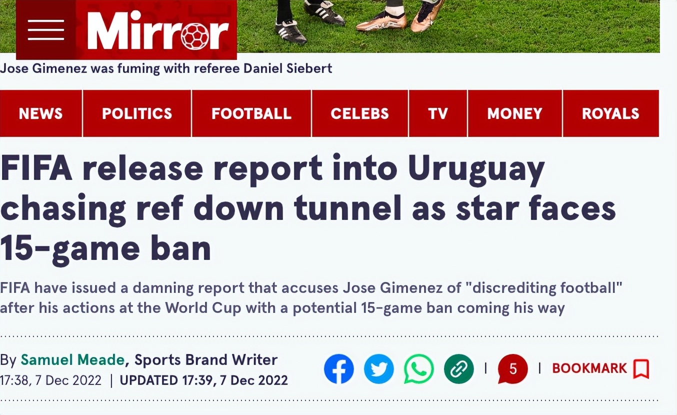 世界杯最重罚单,世界杯历史上最严重的禁赛