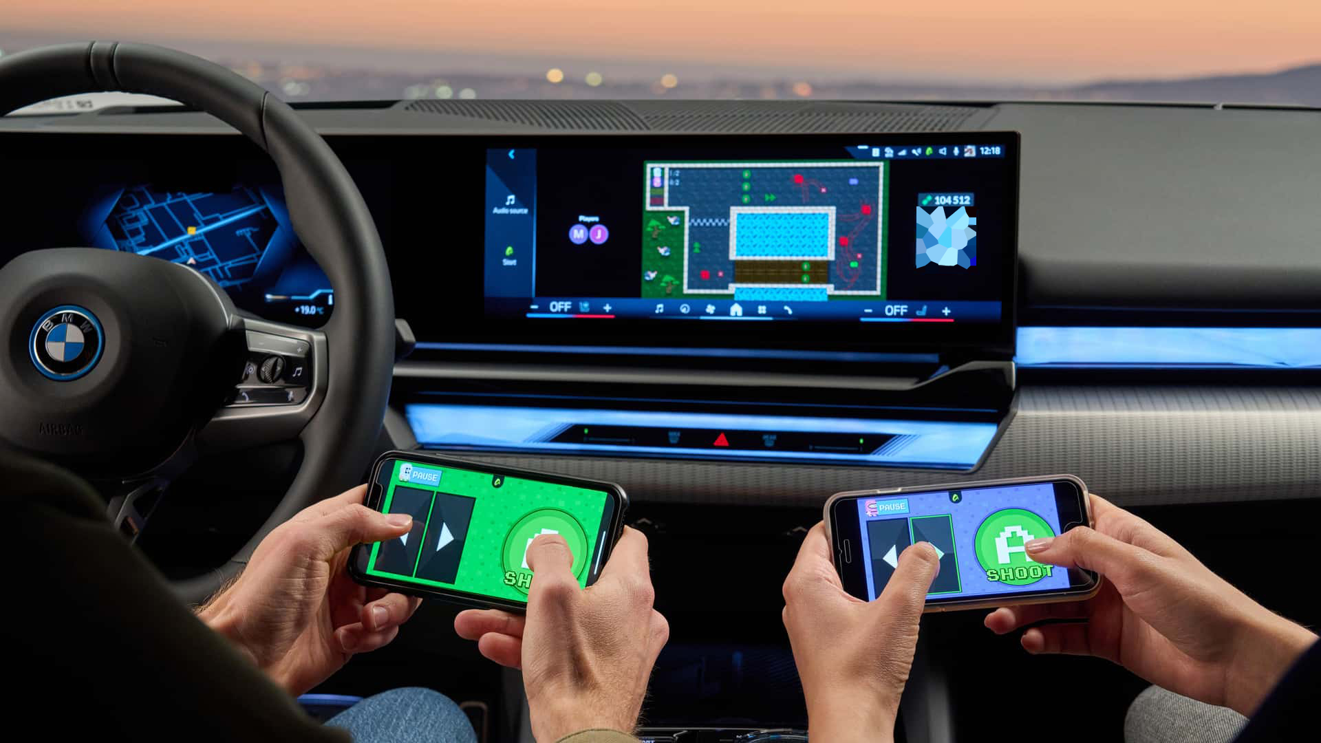 宝马5系可以玩游戏吗,宝马新5系大屏打游戏