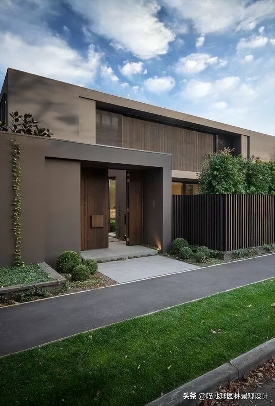 别墅庭院大门入口设计效果图,别墅庭院花园效果图大全集