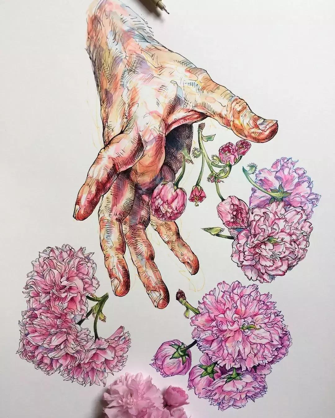 把手张开,才能争取更多机会,把手合隆,就能牢牢把握住机遇