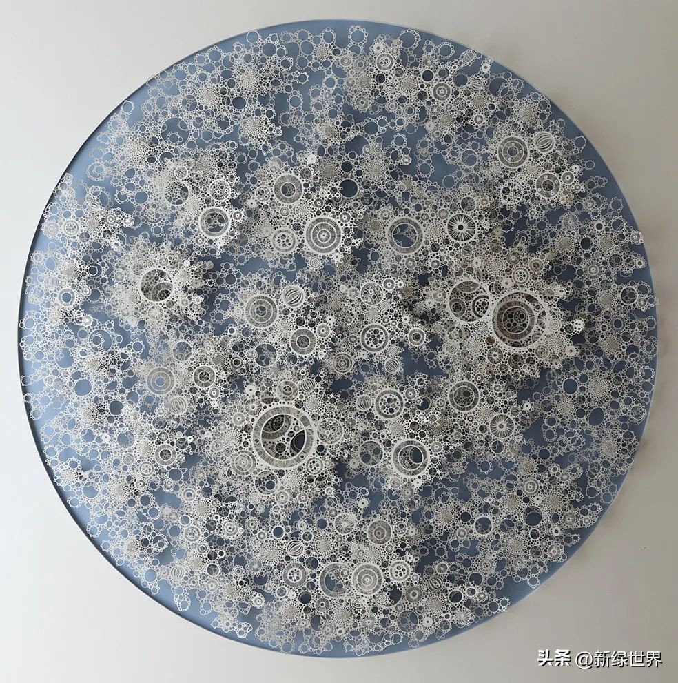 纸艺作品绘画,千变万化的纸艺术作品