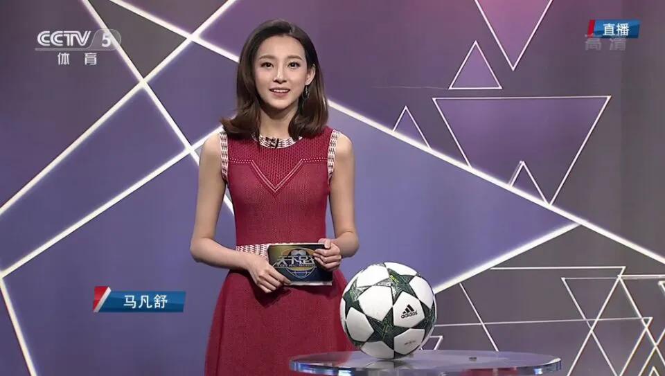 央视90后女主持人马凡舒,马凡舒体育频道的足球主持人