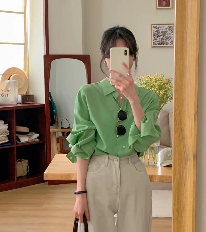 春季加厚衬衫女2022新款爆款内搭,s-3xl春季新款洋气时尚打底衬衫