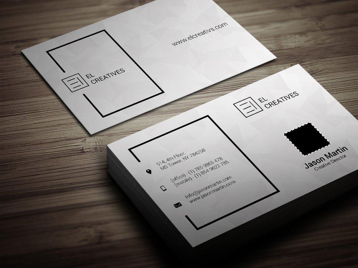 商务名片设计欣赏极致留白,高级商务简约名片设计