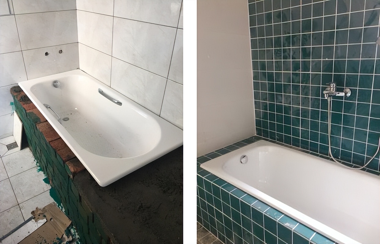 浴缸安装水管预留尺寸示意图,浴缸选购技巧及安装方法