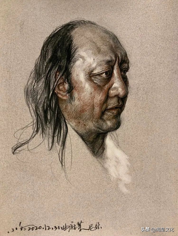 天津美院教授于小冬速写,于小冬美院速写图文