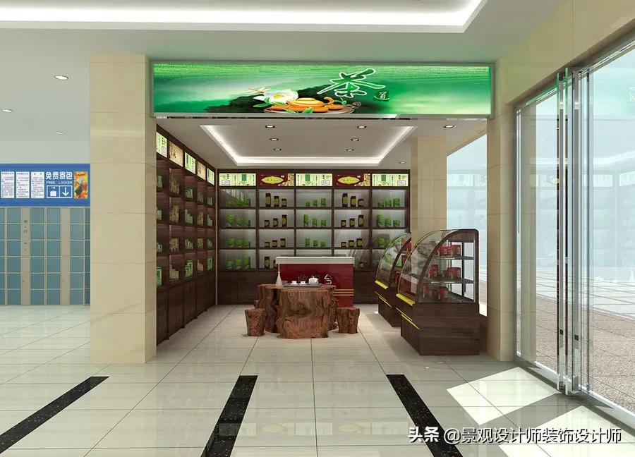 30平方超市商店摆设,超市设计效果图大全