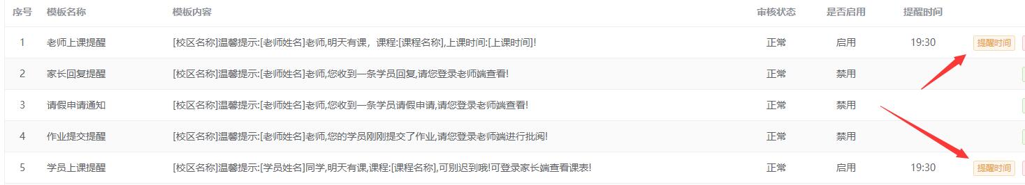 小友艺培系统短信通知模板设置的操作方法