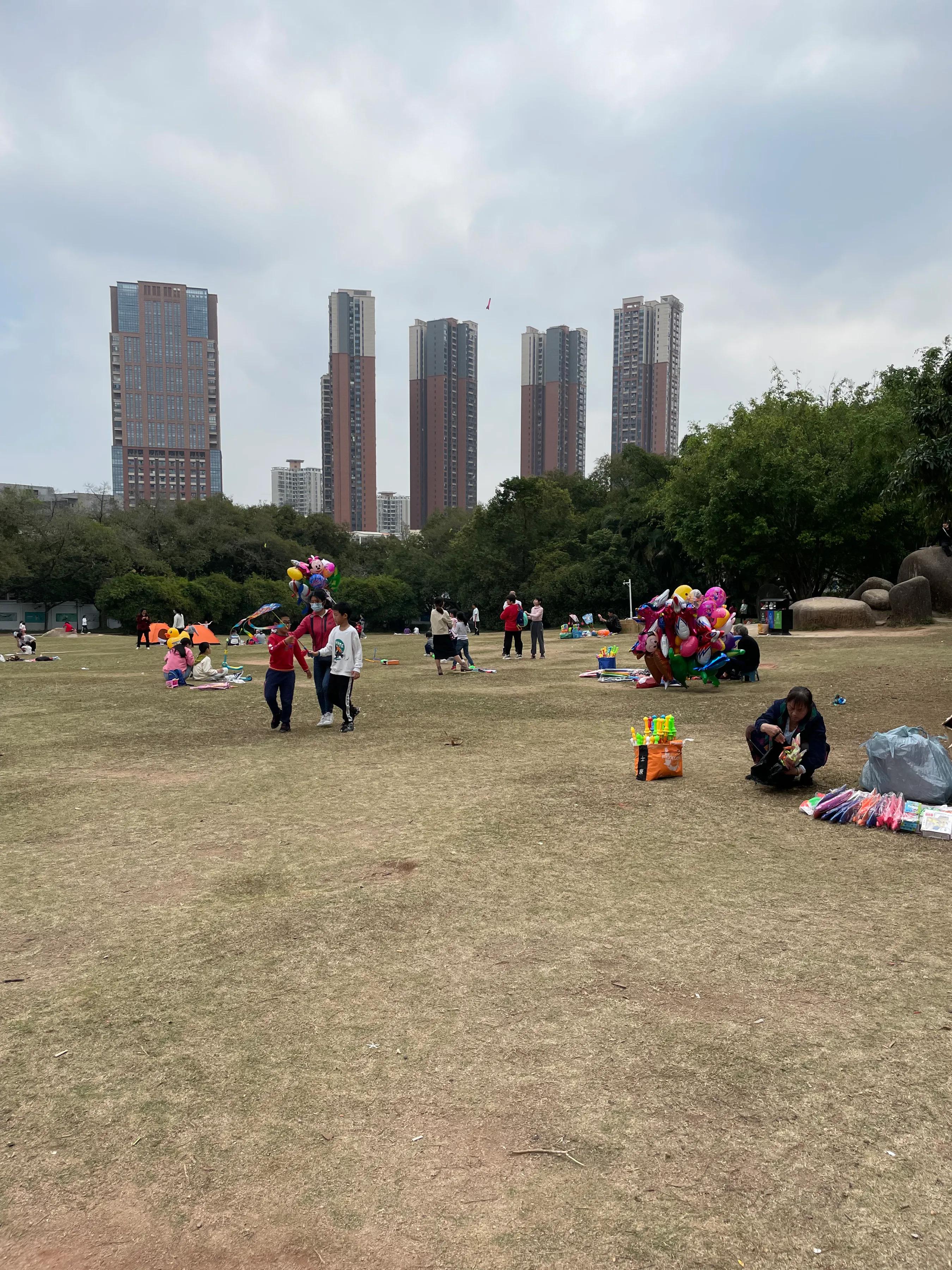 深圳市宝安灵芝公园正在建什么,宝安灵芝公园