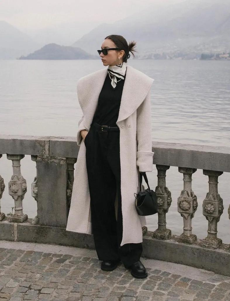 收藏大衣的方法和技巧,大衣穿搭150显高显气质