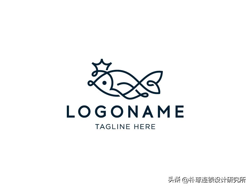 鱼创意logo设计免费,餐饮logo鱼免费设计