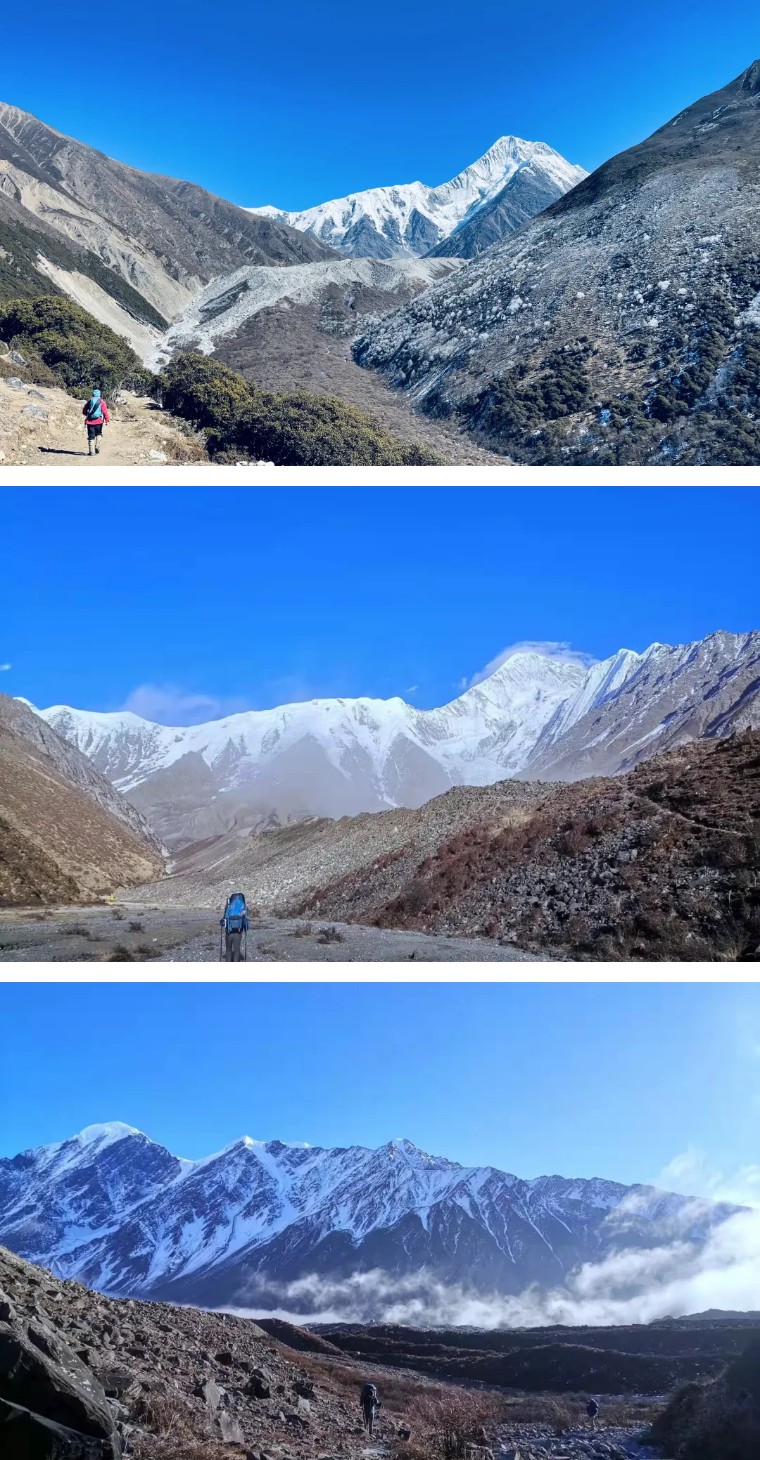 贡嘎徒步穿越子梅垭口,子梅垭口看贡嘎雪山蜀山之王