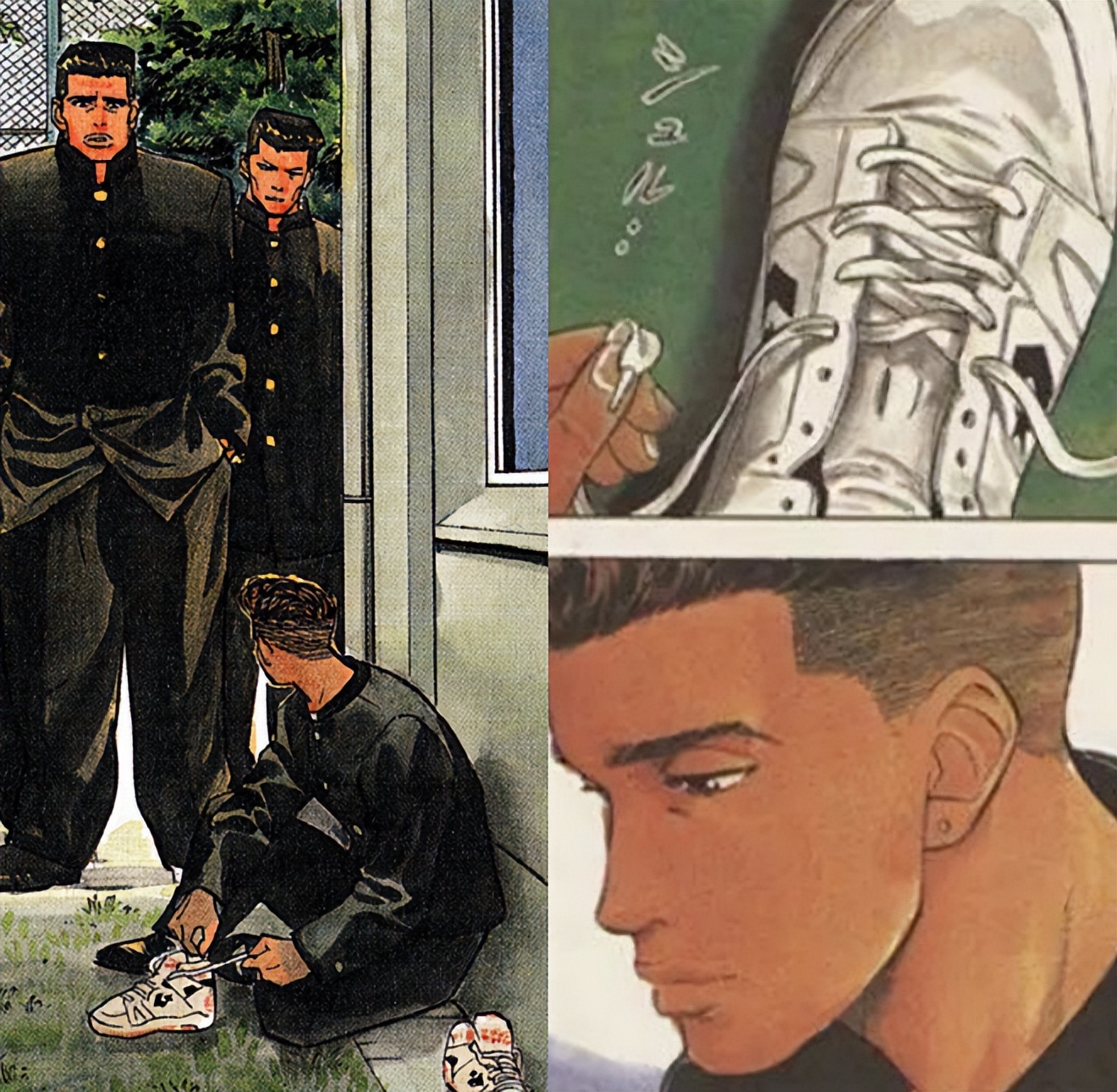 灌篮高手里队员们穿什么鞋,灌篮高手穿的什么球鞋