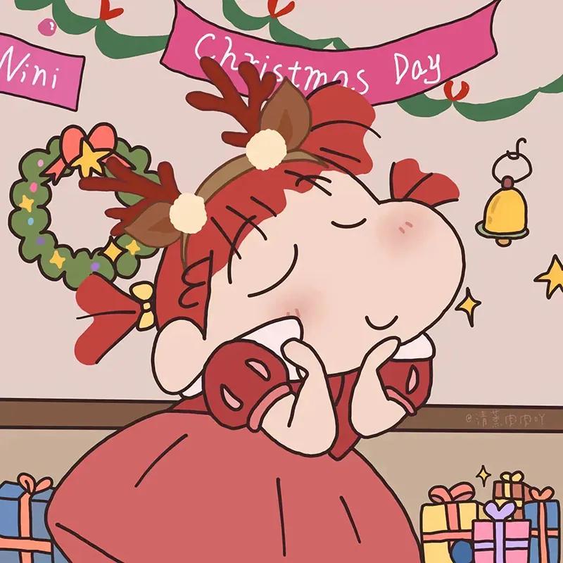 可爱呆萌头像动漫卡通二次元女生,老奶奶抽大烟袋的图卡通动漫头像