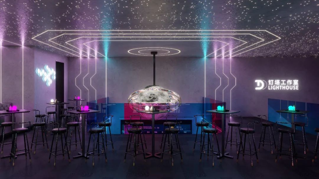 给人温暖的酒吧设计静谧又高级,设计感炫酷的酒吧