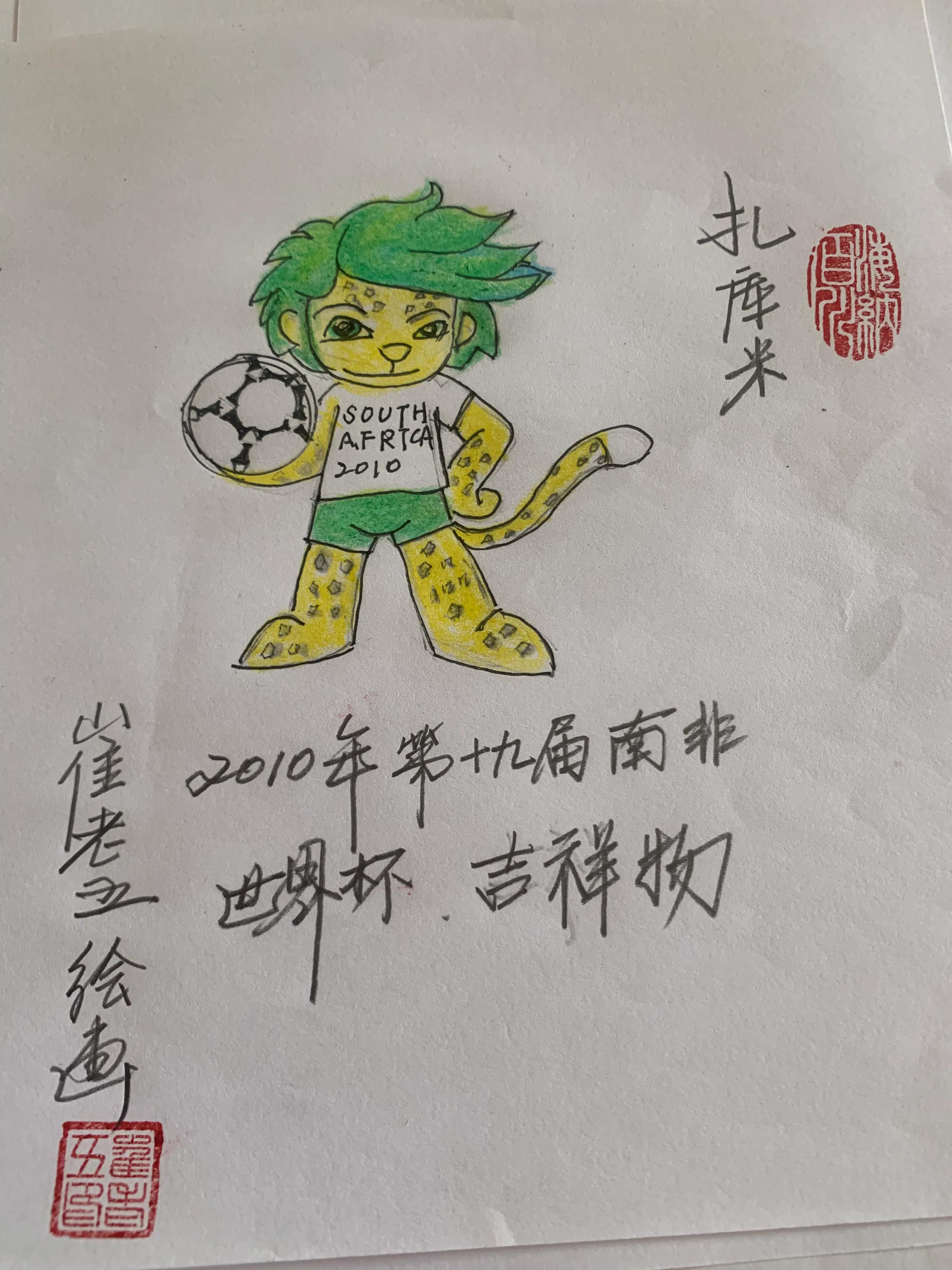 历届世界杯吉祥物,历届冬奥会吉祥物简笔画