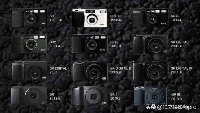 理光RICOHGR历代特别限定版典藏