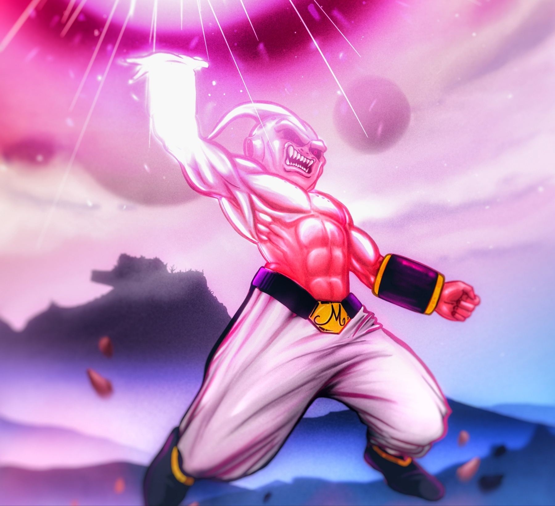 贝吉塔冲天炮手势摆法,孙悟空和贝吉塔合体手势