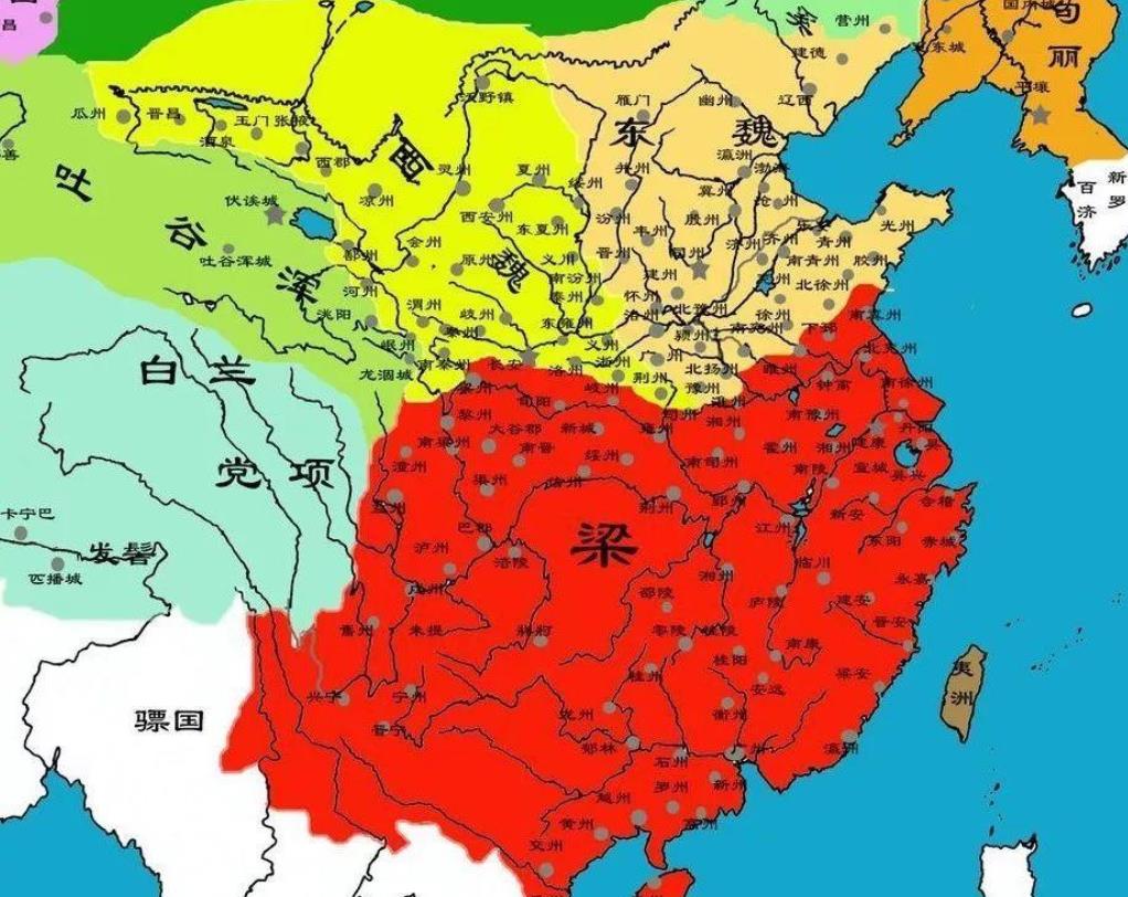 南梁灭亡后是什么朝,梁武帝南梁