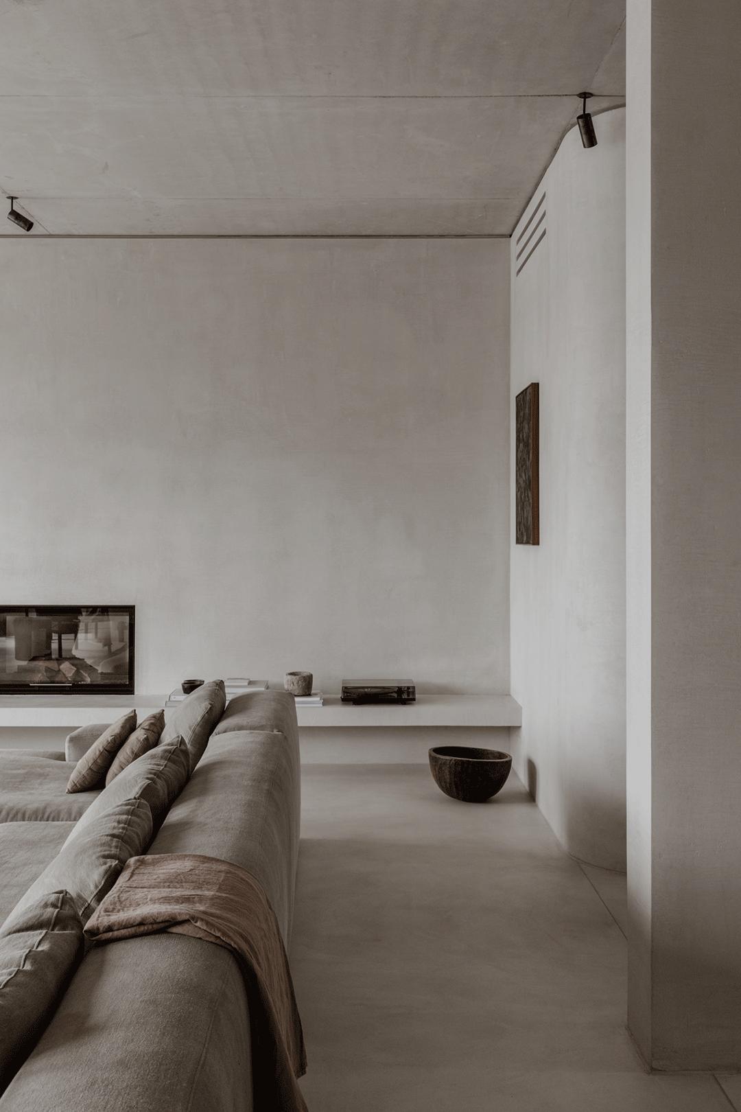 现代极简混凝土风格别墅,混凝土极简