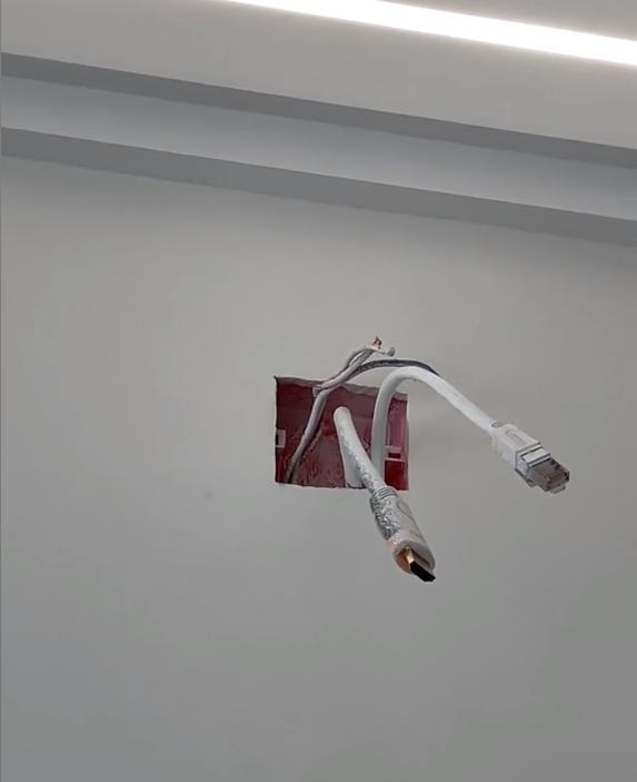 卧室投影仪布线安装示意图,家庭投影仪的安装及布线